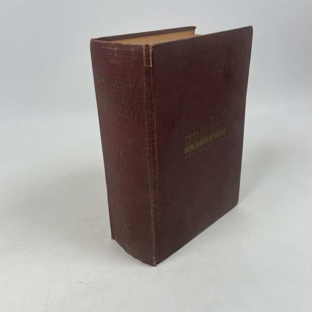 1947 Il Novissimo Melzi Italian Dictionary 32nd Ed Vallardi Milano 2 Volumes